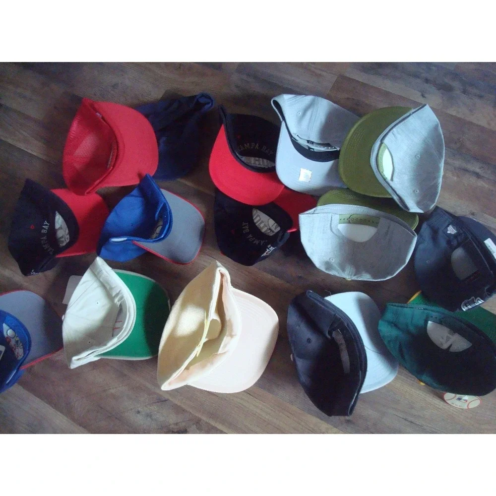 15 HATS OLYMPIC MLB NFL SPORTS   SNAPBACK 90S WHOLESALE LOT HATS VINTAGE HAT CAP